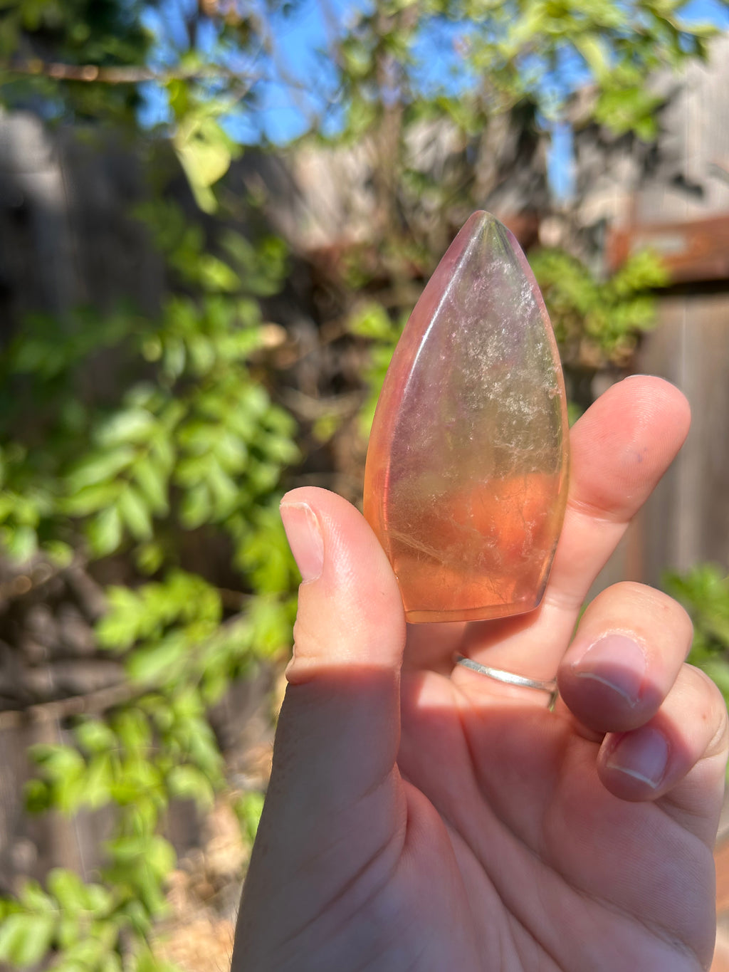 Fluorite flame tower